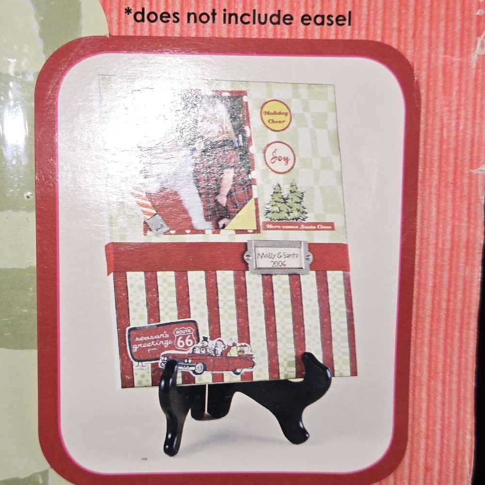 Colorbök Canvas Frame Kit - Retro Christmas NIP - Picture 6 of 6